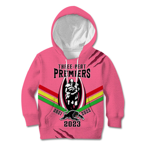nrl-panthers-kid-hoodie-premiers-2023-three-peat-proud-of-our-boys-pink