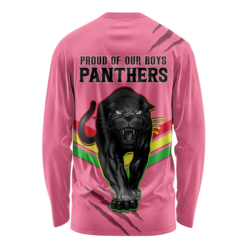 nrl-panthers-long-sleeve-shirt-premiers-2023-three-peat-proud-of-our-boys-pink