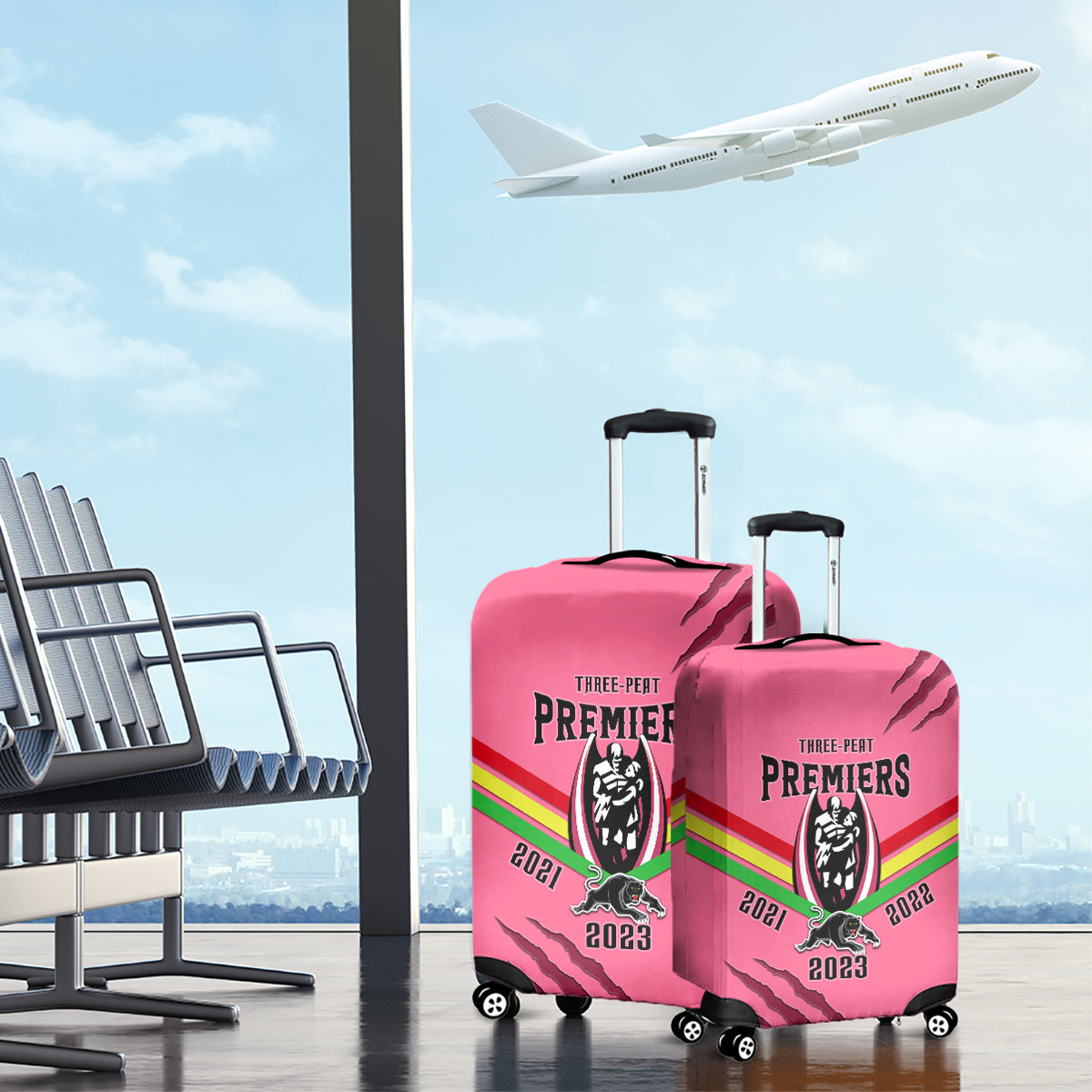 nrl-panthers-luggage-cover-premiers-2023-three-peat-proud-of-our-boys-pink