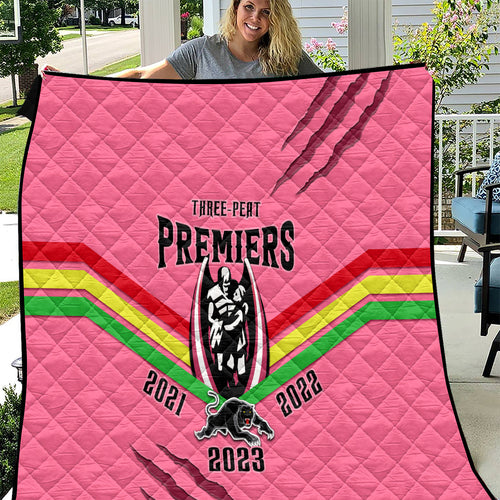 nrl-panthers-quilt-premiers-2023-three-peat-proud-of-our-boys-pink