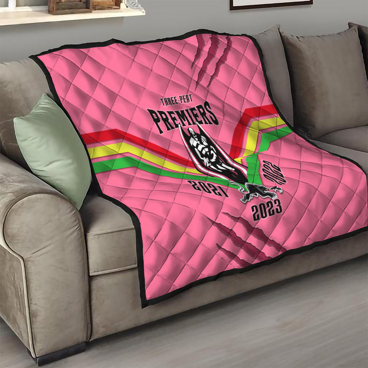 nrl-panthers-quilt-premiers-2023-three-peat-proud-of-our-boys-pink