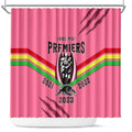 nrl-panthers-shower-curtain-premiers-2023-three-peat-proud-of-our-boys-pink