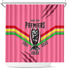 nrl-panthers-shower-curtain-premiers-2023-three-peat-proud-of-our-boys-pink