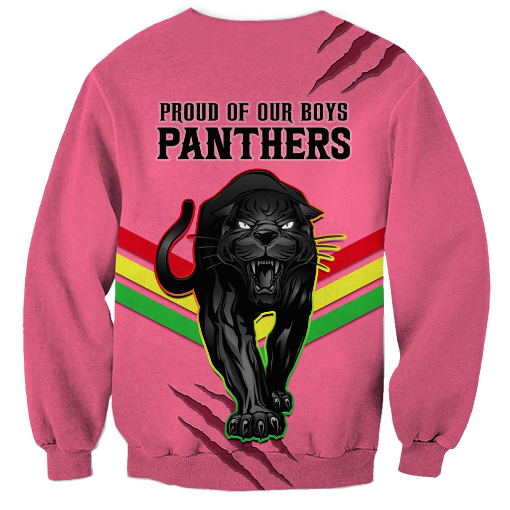 nrl-panthers-sweatshirt-premiers-2023-three-peat-proud-of-our-boys-pink