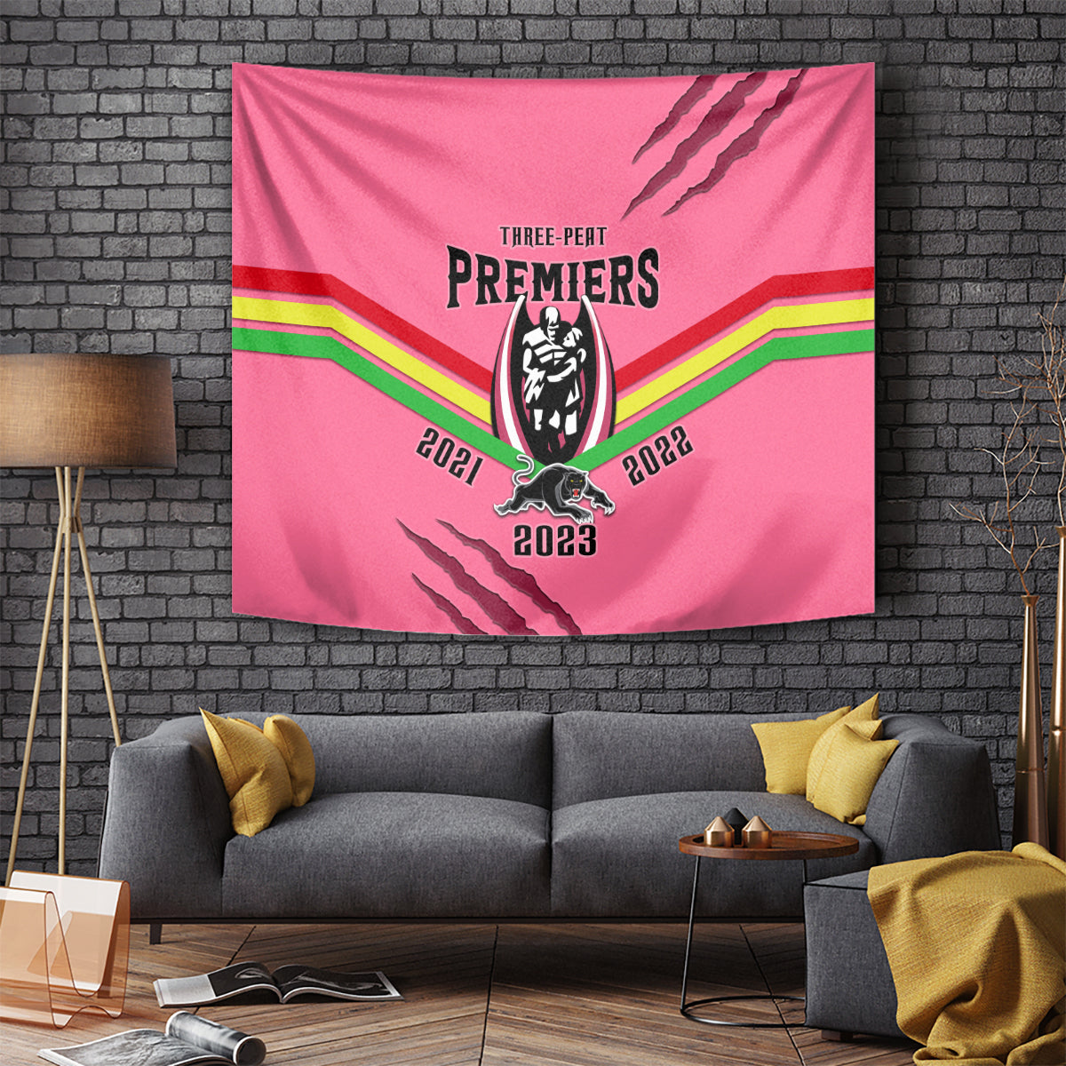nrl-panthers-tapestry-premiers-2023-three-peat-proud-of-our-boys-pink