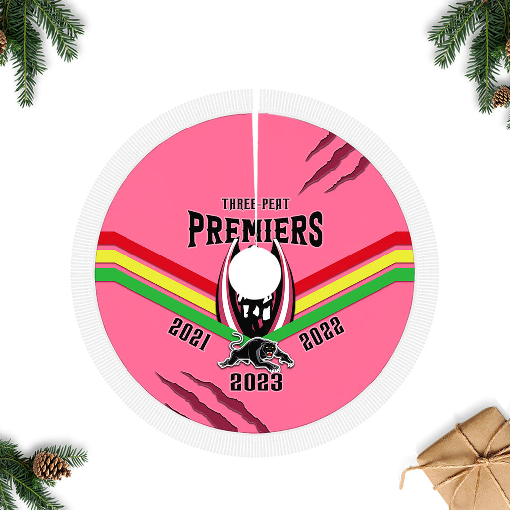 nrl-panthers-tree-skirt-premiers-2023-three-peat-proud-of-our-boys-pink