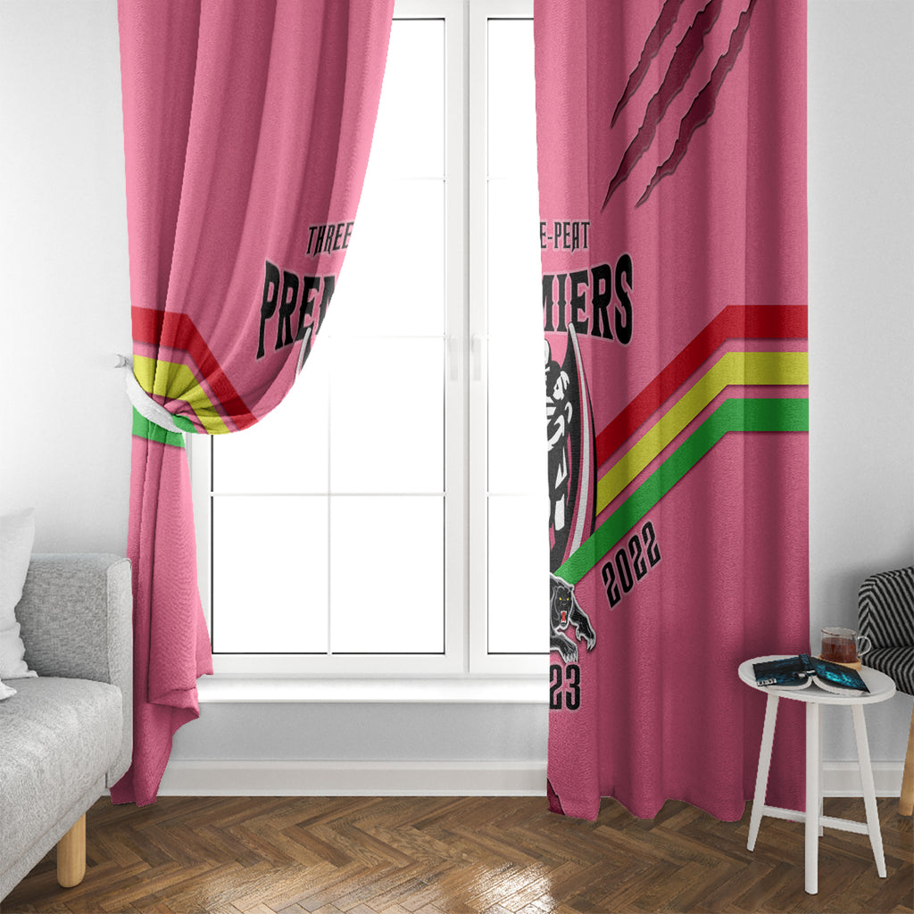 nrl-panthers-window-curtain-premiers-2023-three-peat-proud-of-our-boys-pink