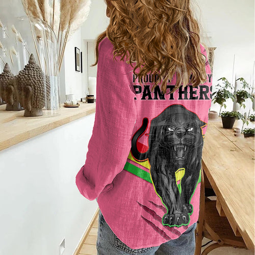 nrl-panthers-women-casual-shirt-premiers-2023-three-peat-proud-of-our-boys-pink