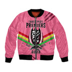 personalised-nrl-panthers-bomber-jacket-premiers-2023-three-peat-proud-of-our-boys-pink