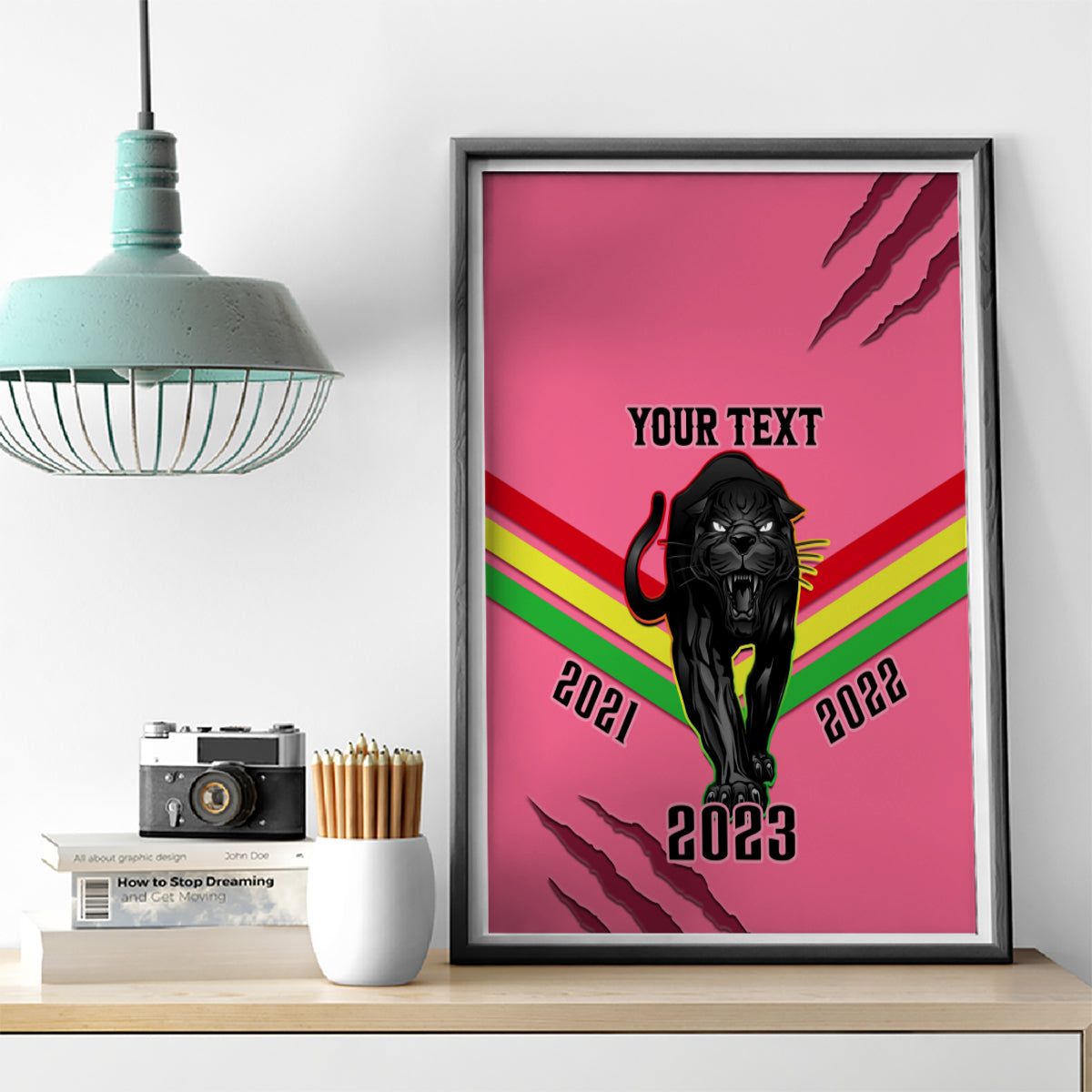 personalised-nrl-panthers-canvas-wall-art-premiers-2023-three-peat-proud-of-our-boys-pink