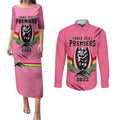 personalised-nrl-panthers-couples-matching-puletasi-dress-and-long-sleeve-button-shirts-premiers-2023-three-peat-proud-of-our-boys-pink