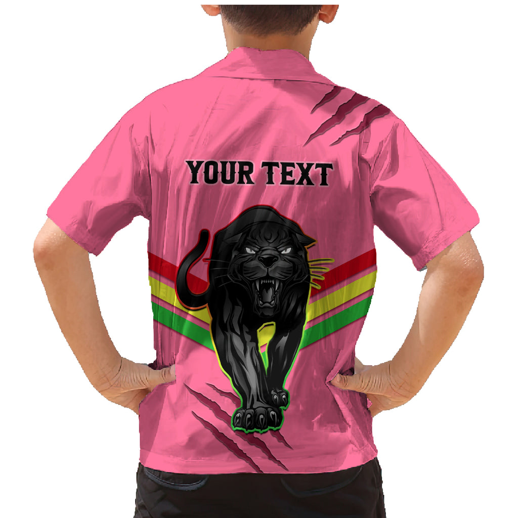 personalised-nrl-panthers-family-matching-mermaid-dress-and-hawaiian-shirt-premiers-2023-three-peat-proud-of-our-boys-pink
