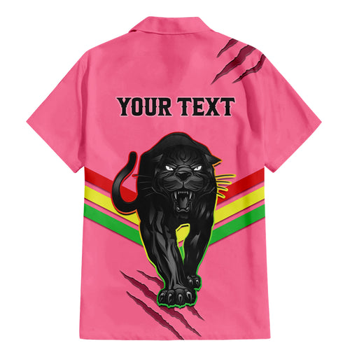 personalised-nrl-panthers-family-matching-mermaid-dress-and-hawaiian-shirt-premiers-2023-three-peat-proud-of-our-boys-pink