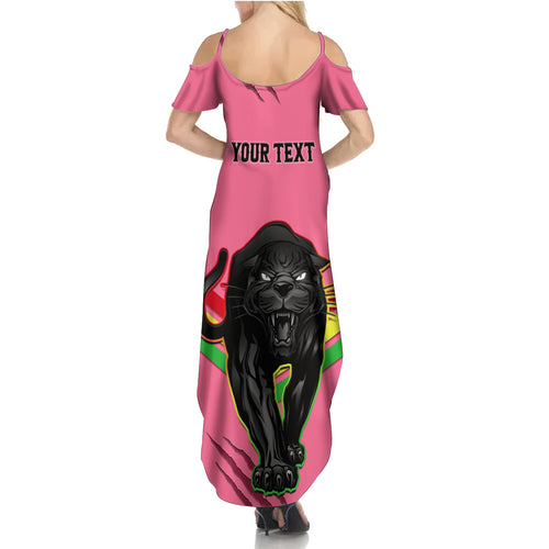 personalised-nrl-panthers-family-matching-summer-maxi-dress-and-hawaiian-shirt-premiers-2023-three-peat-proud-of-our-boys-pink
