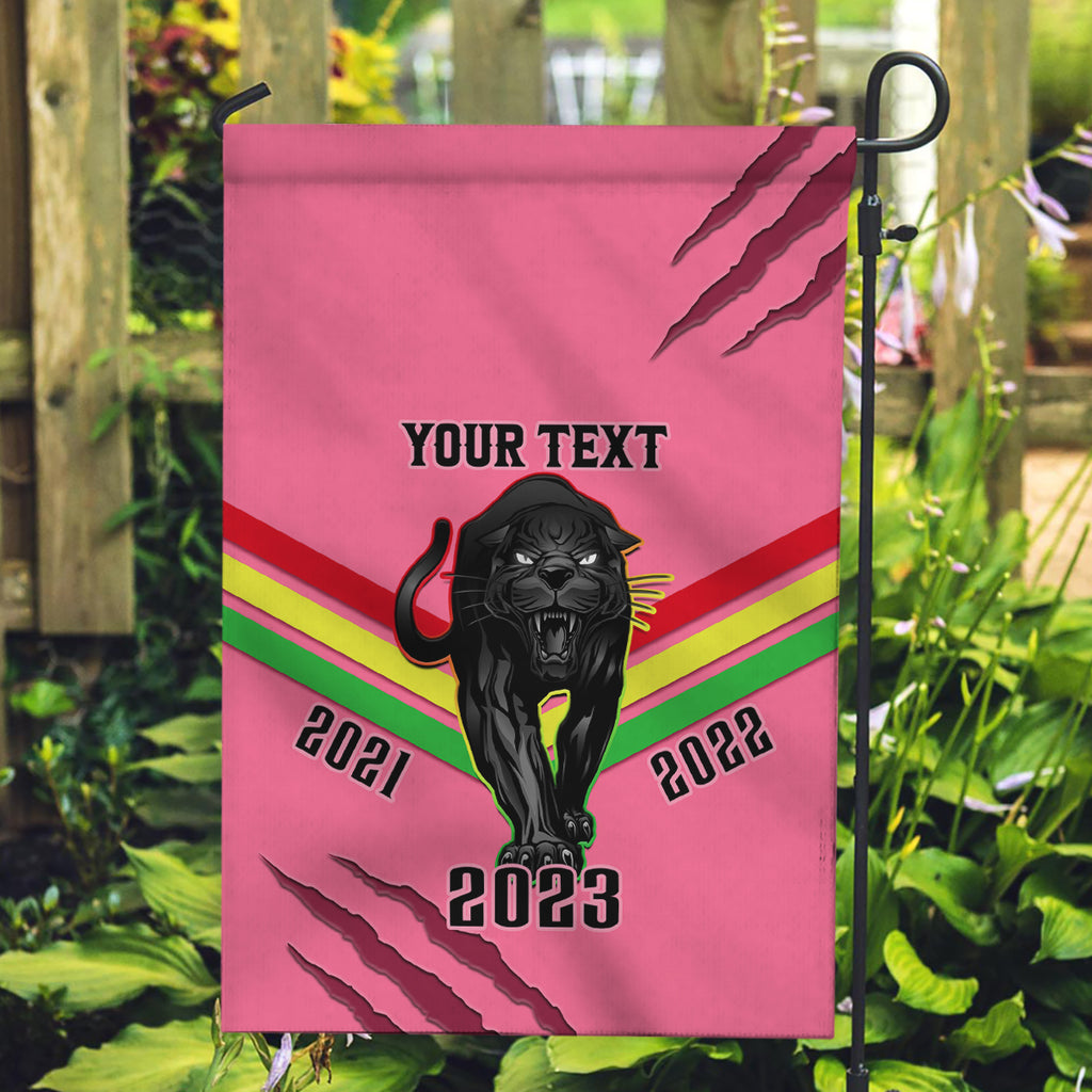 personalised-nrl-panthers-garden-flag-premiers-2023-three-peat-proud-of-our-boys-pink