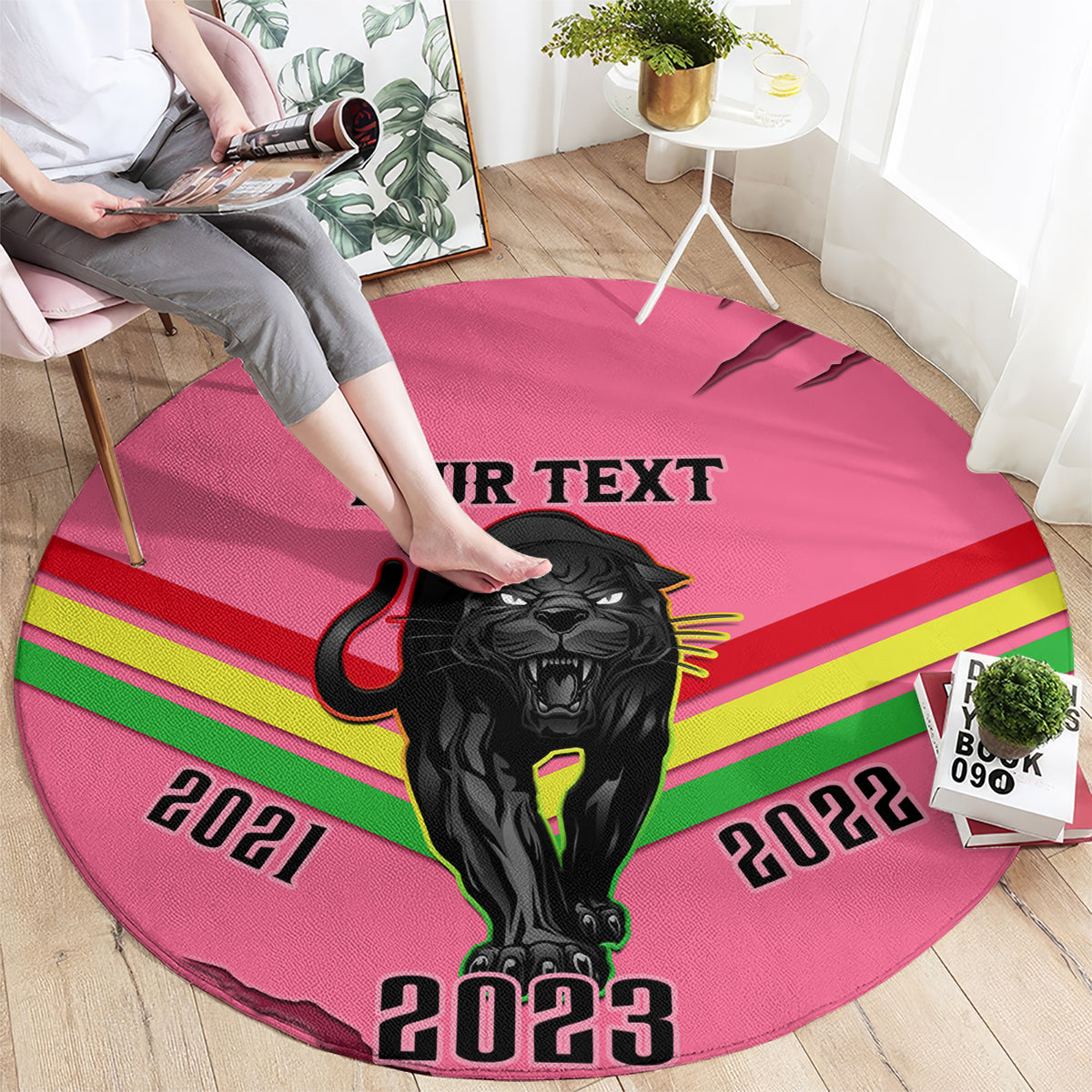 personalised-nrl-panthers-round-carpet-premiers-2023-three-peat-proud-of-our-boys-pink