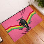 personalised-nrl-panthers-rubber-doormat-premiers-2023-three-peat-proud-of-our-boys-pink