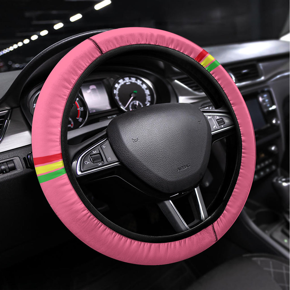 NRL Panthers Steering Wheel Cover Premiers 2023 Three Peat Proud Of Our Boys Pink