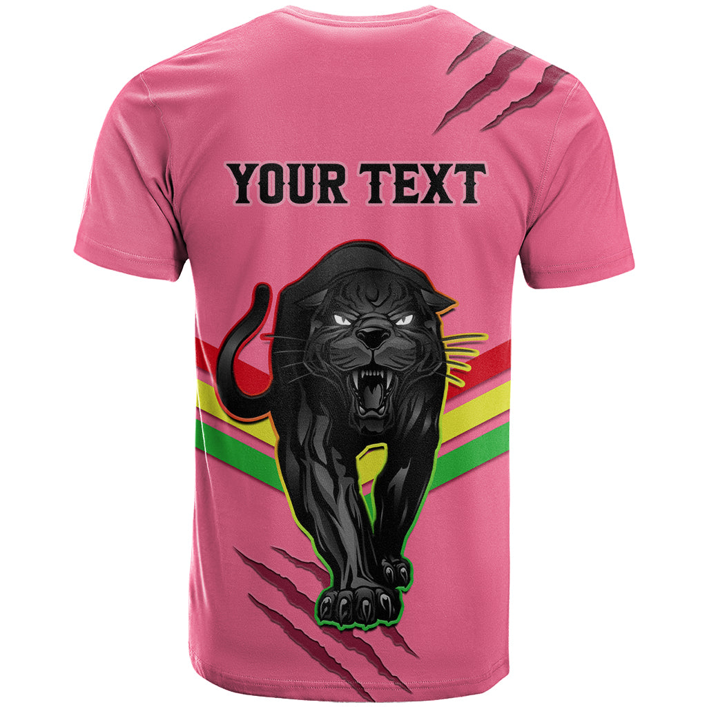 personalised-nrl-panthers-t-shirt-premiers-2023-three-peat-proud-of-our-boys-pink