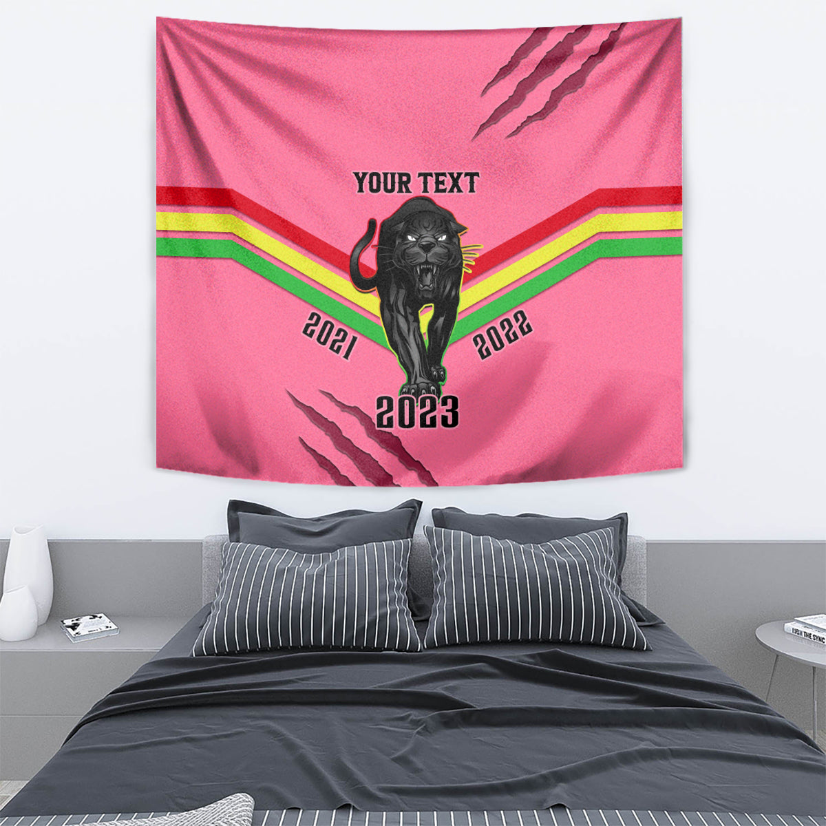 personalised-nrl-panthers-tapestry-premiers-2023-three-peat-proud-of-our-boys-pink