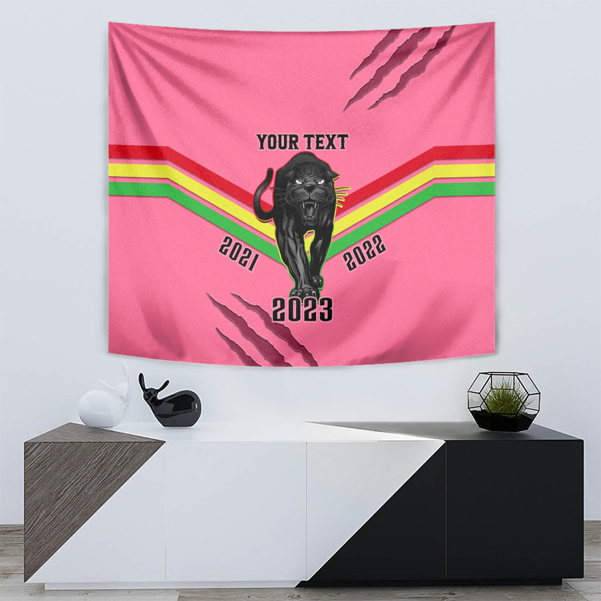personalised-nrl-panthers-tapestry-premiers-2023-three-peat-proud-of-our-boys-pink