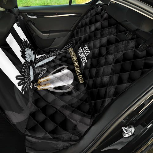 afl-collingwood-back-car-seat-cover-magpies-premiers-2023-with-trophy-proud