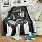 AFL Collingwood Blanket Magpies Premiers 2023 With Trophy Proud LT14