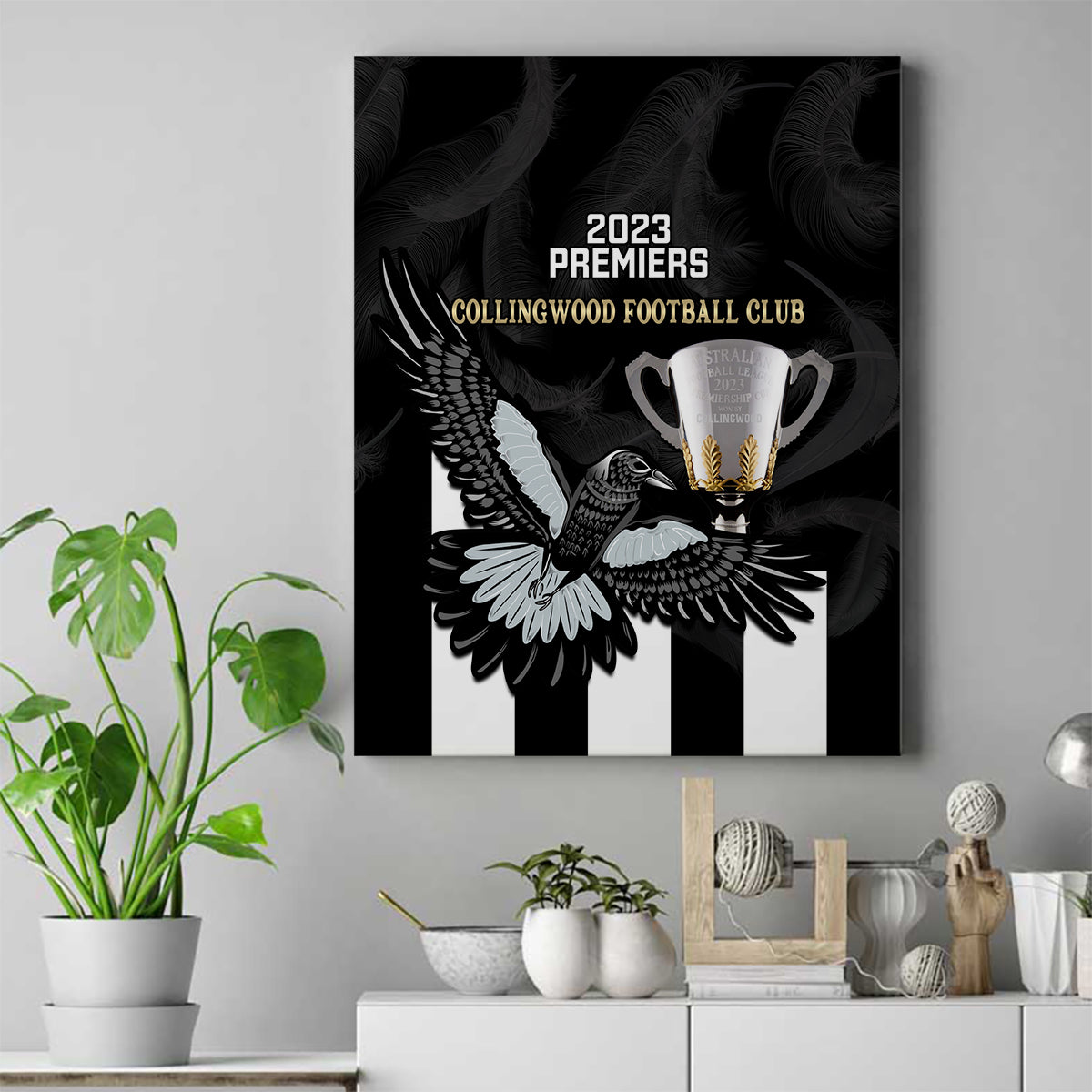 afl-collingwood-canvas-wall-art-magpies-premiers-2023-with-trophy-proud