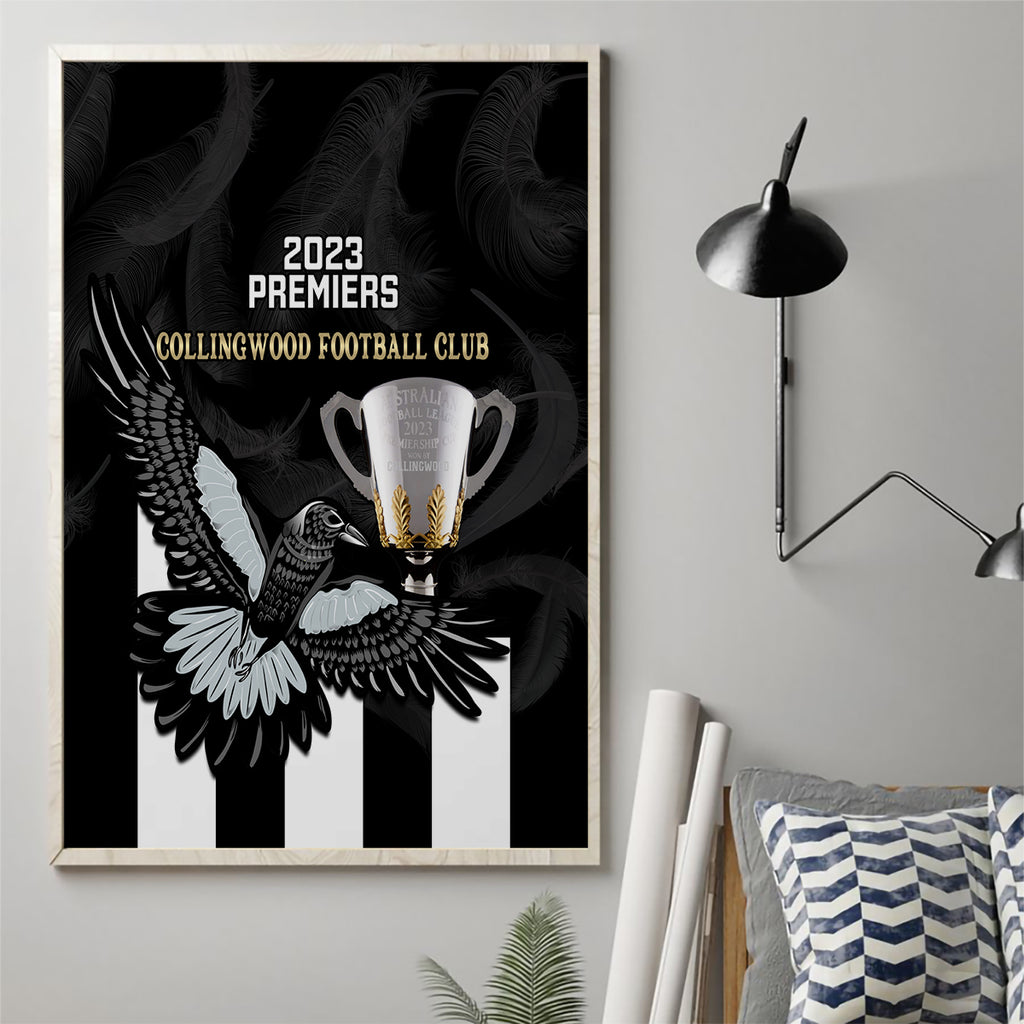 afl-collingwood-canvas-wall-art-magpies-premiers-2023-with-trophy-proud