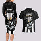 afl-collingwood-couples-matching-long-sleeve-bodycon-dress-and-hawaiian-shirt-magpies-premiers-2023-with-trophy-proud