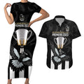 afl-collingwood-couples-matching-short-sleeve-bodycon-dress-and-hawaiian-shirt-magpies-premiers-2023-with-trophy-proud