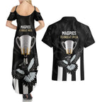 afl-collingwood-couples-matching-summer-maxi-dress-and-hawaiian-shirt-magpies-premiers-2023-with-trophy-proud
