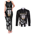 afl-collingwood-couples-matching-tank-maxi-dress-and-long-sleeve-button-shirts-magpies-premiers-2023-with-trophy-proud