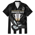 afl-collingwood-family-matching-off-shoulder-short-dress-and-hawaiian-shirt-magpies-premiers-2023-with-trophy-proud