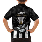 afl-collingwood-family-matching-short-sleeve-bodycon-dress-and-hawaiian-shirt-magpies-premiers-2023-with-trophy-proud