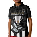 afl-collingwood-kid-polo-shirt-magpies-premiers-2023-with-trophy-proud