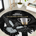 afl-collingwood-round-carpet-magpies-premiers-2023-with-trophy-proud