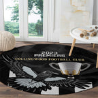 afl-collingwood-round-carpet-magpies-premiers-2023-with-trophy-proud