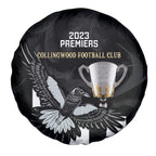 afl-collingwood-spare-tire-cover-magpies-premiers-2023-with-trophy-proud
