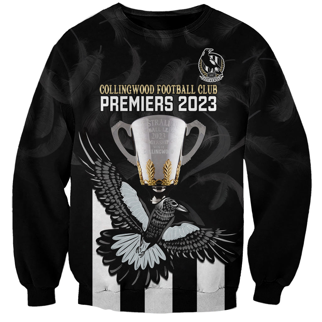 afl-collingwood-sweatshirt-magpies-premiers-2023-with-trophy-proud