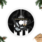 afl-collingwood-tree-skirt-magpies-premiers-2023-with-trophy-proud