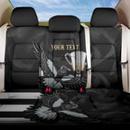 Personalised AFL Collingwood Back Car Seat Cover Magpies Premiers 2023 With Trophy Proud LT14
