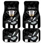 Personalised AFL Collingwood Car Mats Magpies Premiers 2023 With Trophy Proud LT14