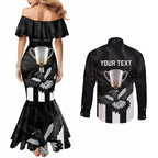 personalised-afl-collingwood-couples-matching-mermaid-dress-and-long-sleeve-button-shirts-magpies-premiers-2023-with-trophy-proud