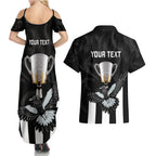 personalised-afl-collingwood-couples-matching-summer-maxi-dress-and-hawaiian-shirt-magpies-premiers-2023-with-trophy-proud