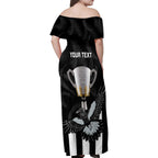 personalised-afl-collingwood-family-matching-off-shoulder-maxi-dress-and-hawaiian-shirt-magpies-premiers-2023-with-trophy-proud
