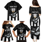 personalised-afl-collingwood-family-matching-puletasi-dress-and-hawaiian-shirt-magpies-premiers-2023-with-trophy-proud