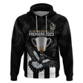 personalised-afl-collingwood-hoodie-magpies-premiers-2023-with-trophy-proud