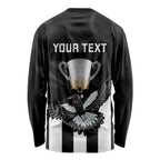 personalised-afl-collingwood-long-sleeve-shirt-magpies-premiers-2023-with-trophy-proud