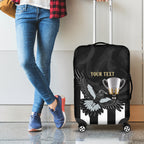 Personalised AFL Collingwood Luggage Cover Magpies Premiers 2023 With Trophy Proud LT14